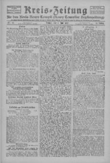 Kreis-Zeitung f&uuml;r d. Kreis Nowy-Tomysl: zugl. Nowy-Tomysler Hopfenzeitung 1927.06.03 Jg.52 Nr64