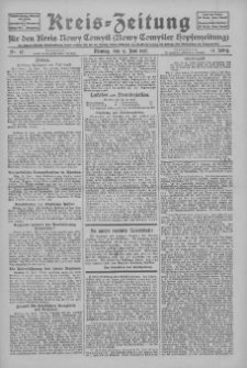 Kreis-Zeitung f&uuml;r d. Kreis Nowy-Tomysl: zugl. Nowy-Tomysler Hopfenzeitung 1927.06.13 Jg.52 Nr67