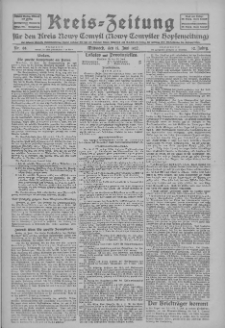 Kreis-Zeitung f&uuml;r d. Kreis Nowy-Tomysl: zugl. Nowy-Tomysler Hopfenzeitung 1927.06.15 Jg.52 Nr68