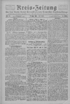 Kreis-Zeitung f&uuml;r d. Kreis Nowy-Tomysl: zugl. Nowy-Tomysler Hopfenzeitung 1927.07.01 Jg.52 Nr74