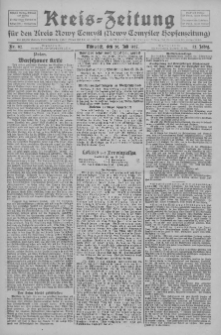Kreis-Zeitung f&uuml;r d. Kreis Nowy-Tomysl: zugl. Nowy-Tomysler Hopfenzeitung 1927.07.20 Jg.52 Nr82