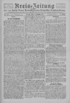 Kreis-Zeitung für d. Kreis Nowy-Tomysl: zugl. Nowy-Tomysler Hopfenzeitung 1927.09.09 Jg.52 Nr103