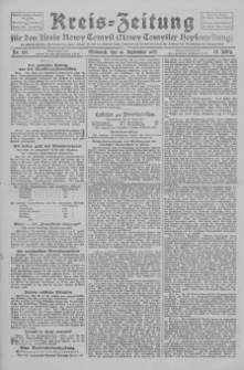 Kreis-Zeitung f&uuml;r d. Kreis Nowy-Tomysl: zugl. Nowy-Tomysler Hopfenzeitung 1927.09.14 Jg.52 Nr105