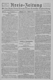 Kreis-Zeitung f&uuml;r d. Kreis Nowy-Tomysl: zugl. Nowy-Tomysler Hopfenzeitung 1927.10.05 Jg.52 Nr114