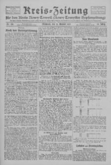 Kreis-Zeitung f&uuml;r d. Kreis Nowy-Tomysl: zugl. Nowy-Tomysler Hopfenzeitung 1927.10.19 Jg.52 Nr120
