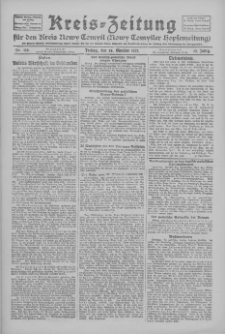 Kreis-Zeitung f&uuml;r d. Kreis Nowy-Tomysl: zugl. Nowy-Tomysler Hopfenzeitung 1927.10.28 Jg.52 Nr124