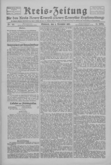 Kreis-Zeitung f&uuml;r d. Kreis Nowy-Tomysl: zugl. Nowy-Tomysler Hopfenzeitung 1927.10.28 Jg.52 Nr125