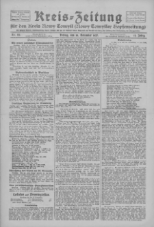 Kreis-Zeitung f&uuml;r d. Kreis Nowy-Tomysl: zugl. Nowy-Tomysler Hopfenzeitung 1927.11.18 Jg.52 Nr131