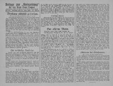 Beilage zur der Kreis-Zeitung f&uuml;r d. Kreis Nowy-Tomysl 1927.11.25 Jg.52 Nr134