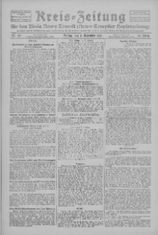 Kreis-Zeitung f&uuml;r d. Kreis Nowy-Tomysl: zugl. Nowy-Tomysler Hopfenzeitung 1927.12.02 Jg.52 Nr137