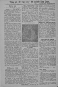 Beilage zur der Kreis-Zeitung f&uuml;r d. Kreis Nowy-Tomysl 1927.12.23 Jg.52 Nr146