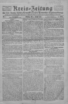 Kreis-Zeitung f&uuml;r d. Kreis Nowy-Tomysl: zugl. Nowy-Tomysler Hopfenzeitung 1928.01.02 Jg.53 Nr1
