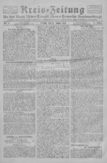 Kreis-Zeitung f&uuml;r d. Kreis Nowy-Tomysl: zugl. Nowy-Tomysler Hopfenzeitung 1928.01.13 Jg.53 Nr6