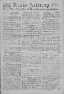 Kreis-Zeitung f&uuml;r d. Kreis Nowy-Tomysl: zugl. Nowy-Tomysler Hopfenzeitung 1928.01.16 Jg.53 Nr7