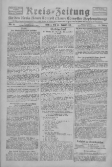 Kreis-Zeitung f&uuml;r d. Kreis Nowy-Tomysl: zugl. Nowy-Tomysler Hopfenzeitung 1928.01.23 Jg.53 Nr10