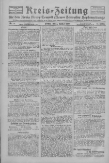 Kreis-Zeitung f&uuml;r d. Kreis Nowy-Tomysl: zugl. Nowy-Tomysler Hopfenzeitung 1928.02.03 Jg.53 Nr15