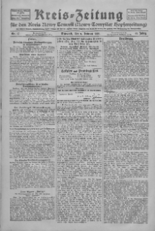 Kreis-Zeitung f&uuml;r d. Kreis Nowy-Tomysl: zugl. Nowy-Tomysler Hopfenzeitung 1928.02.08 Jg.53 Nr17