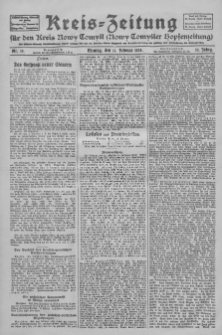 Kreis-Zeitung f&uuml;r d. Kreis Nowy-Tomysl: zugl. Nowy-Tomysler Hopfenzeitung 1928.02.13 Jg.53 Nr19