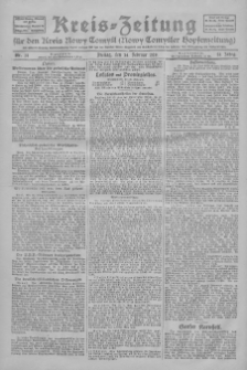Kreis-Zeitung f&uuml;r d. Kreis Nowy-Tomysl: zugl. Nowy-Tomysler Hopfenzeitung 1928.02.24 Jg.53 Nr24