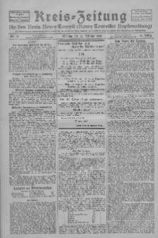 Kreis-Zeitung f&uuml;r d. Kreis Nowy-Tomysl: zugl. Nowy-Tomysler Hopfenzeitung 1928.02.27 Jg.53 Nr25