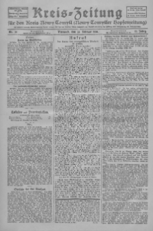 Kreis-Zeitung f&uuml;r d. Kreis Nowy-Tomysl: zugl. Nowy-Tomysler Hopfenzeitung 1928.02.29 Jg.53 Nr26