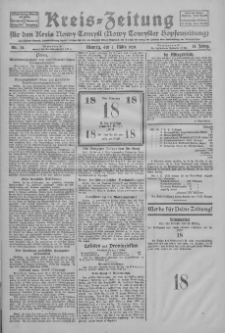 Kreis-Zeitung f&uuml;r d. Kreis Nowy-Tomysl: zugl. Nowy-Tomysler Hopfenzeitung 1928.03.05 Jg.53 Nr28