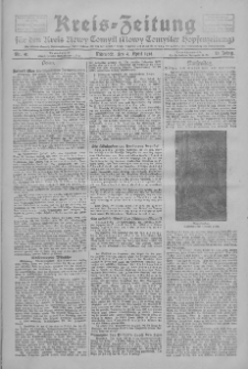 Kreis-Zeitung f&uuml;r d. Kreis Nowy-Tomysl: zugl. Nowy-Tomysler Hopfenzeitung 1928.04.04 Jg.53 Nr41