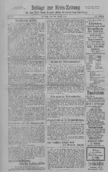 Beilage zur der Kreis-Zeitung f&uuml;r d. Kreis Nowy-Tomysl 1928.04.20 Jg.53 Nr47