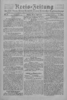 Kreis-Zeitung f&uuml;r d. Kreis Nowy-Tomysl: zugl. Nowy-Tomysler Hopfenzeitung 1928.04.23 Jg.53 Nr48