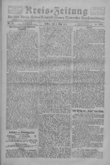 Kreis-Zeitung f&uuml;r d. Kreis Nowy-Tomysl: zugl. Nowy-Tomysler Hopfenzeitung 1928.05.04 Jg.53 Nr53