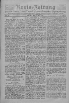 Kreis-Zeitung f&uuml;r d. Kreis Nowy-Tomysl: zugl. Nowy-Tomysler Hopfenzeitung 1928.05.21 Jg.53 Nr60