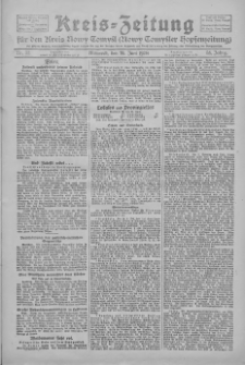 Kreis-Zeitung f&uuml;r d. Kreis Nowy-Tomysl: zugl. Nowy-Tomysler Hopfenzeitung 1928.06.20 Jg.53 Nr72