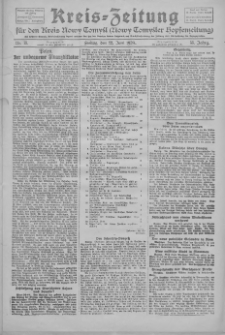 Kreis-Zeitung f&uuml;r d. Kreis Nowy-Tomysl: zugl. Nowy-Tomysler Hopfenzeitung 1928.06.22 Jg.53 Nr73