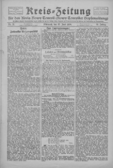 Kreis-Zeitung f&uuml;r d. Kreis Nowy-Tomysl: zugl. Nowy-Tomysler Hopfenzeitung 1928.06.27 Jg.53 Nr75