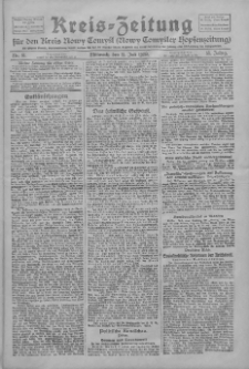Kreis-Zeitung f&uuml;r d. Kreis Nowy-Tomysl: zugl. Nowy-Tomysler Hopfenzeitung 1928.07.11 Jg.53 Nr81
