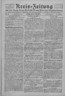 Kreis-Zeitung f&uuml;r d. Kreis Nowy-Tomysl: zugl. Nowy-Tomysler Hopfenzeitung 1928.07.13 Jg.53 Nr82