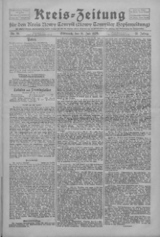 Kreis-Zeitung f&uuml;r d. Kreis Nowy-Tomysl: zugl. Nowy-Tomysler Hopfenzeitung 1928.07.18 Jg.53 Nr84