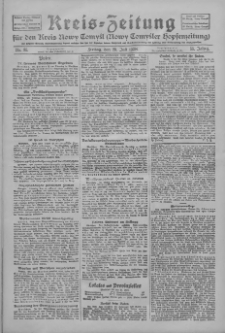 Kreis-Zeitung f&uuml;r d. Kreis Nowy-Tomysl: zugl. Nowy-Tomysler Hopfenzeitung 1928.07.20 Jg.53 Nr85