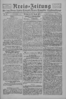 Kreis-Zeitung f&uuml;r d. Kreis Nowy-Tomysl: zugl. Nowy-Tomysler Hopfenzeitung 1928.08.13 Jg.53 Nr95