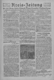 Kreis-Zeitung f&uuml;r d. Kreis Nowy-Tomysl: zugl. Nowy-Tomysler Hopfenzeitung 1928.08.27 Jg.53 Nr101