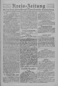 Kreis-Zeitung f&uuml;r d. Kreis Nowy-Tomysl: zugl. Nowy-Tomysler Hopfenzeitung 1928.09.03 Jg.53 Nr103