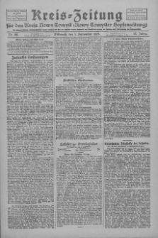 Kreis-Zeitung f&uuml;r d. Kreis Nowy-Tomysl: zugl. Nowy-Tomysler Hopfenzeitung 1928.09.05 Jg.53 Nr104