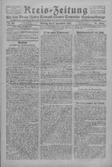 Kreis-Zeitung f&uuml;r d. Kreis Nowy-Tomysl: zugl. Nowy-Tomysler Hopfenzeitung 1928.09.17 Jg.53 Nr109