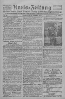 Kreis-Zeitung f&uuml;r d. Kreis Nowy-Tomysl: zugl. Nowy-Tomysler Hopfenzeitung 1928.09.19 Jg.53 Nr110