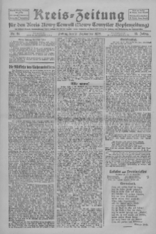 Kreis-Zeitung f&uuml;r d. Kreis Nowy-Tomysl: zugl. Nowy-Tomysler Hopfenzeitung 1928.09.28 Jg.53 Nr114