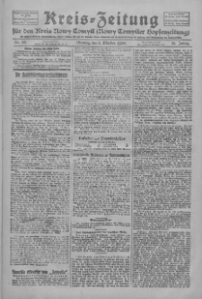 Kreis-Zeitung f&uuml;r d. Kreis Nowy-Tomysl: zugl. Nowy-Tomysler Hopfenzeitung 1928.10.08 Jg.53 Nr118