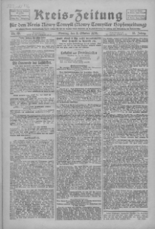 Kreis-Zeitung f&uuml;r d. Kreis Nowy-Tomysl: zugl. Nowy-Tomysler Hopfenzeitung 1928.10.15 Jg.53 Nr121