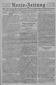 Kreis-Zeitung f&uuml;r d. Kreis Nowy-Tomysl: zugl. Nowy-Tomysler Hopfenzeitung 1928.08.20 Jg.53 Nr97