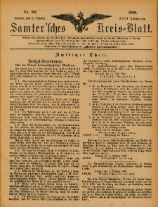 Samtersches Kreis-Blatt = Dziennik Powiatu Szamotulskiego 1886.10.06 Jg.32 Nr80