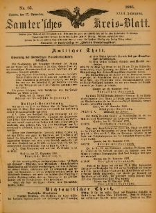 Samtersches Kreis-Blatt = Dziennik Powiatu Szamotulskiego 1886.11.27 Jg.32 Nr95